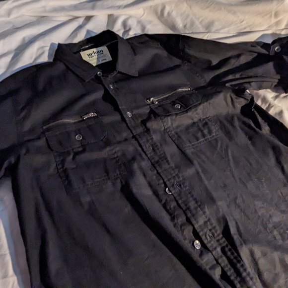 Urban Pipeline Men's Roll Up Casual Shirt - Picture 10 of 16